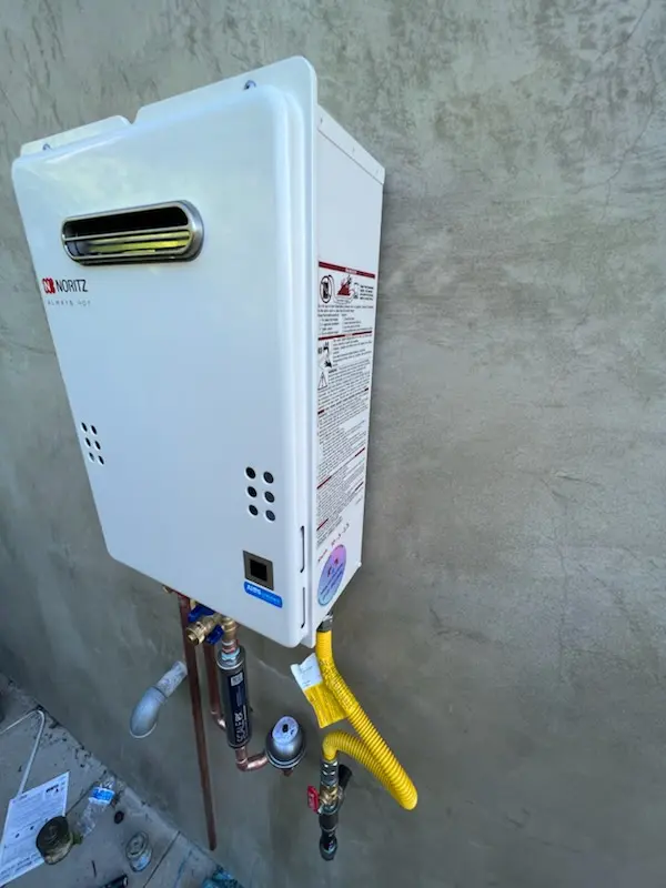 Tankless water heater installation for Saint Josephs Village homes